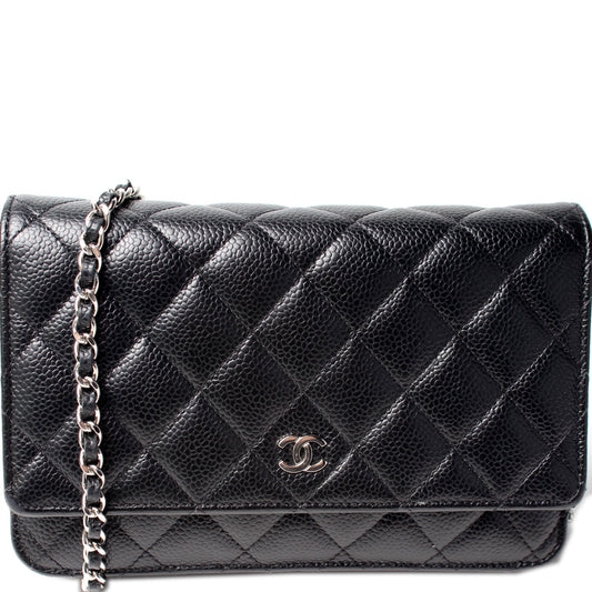 Chanel WOC Classic Quilted Caviar 27M Bag
