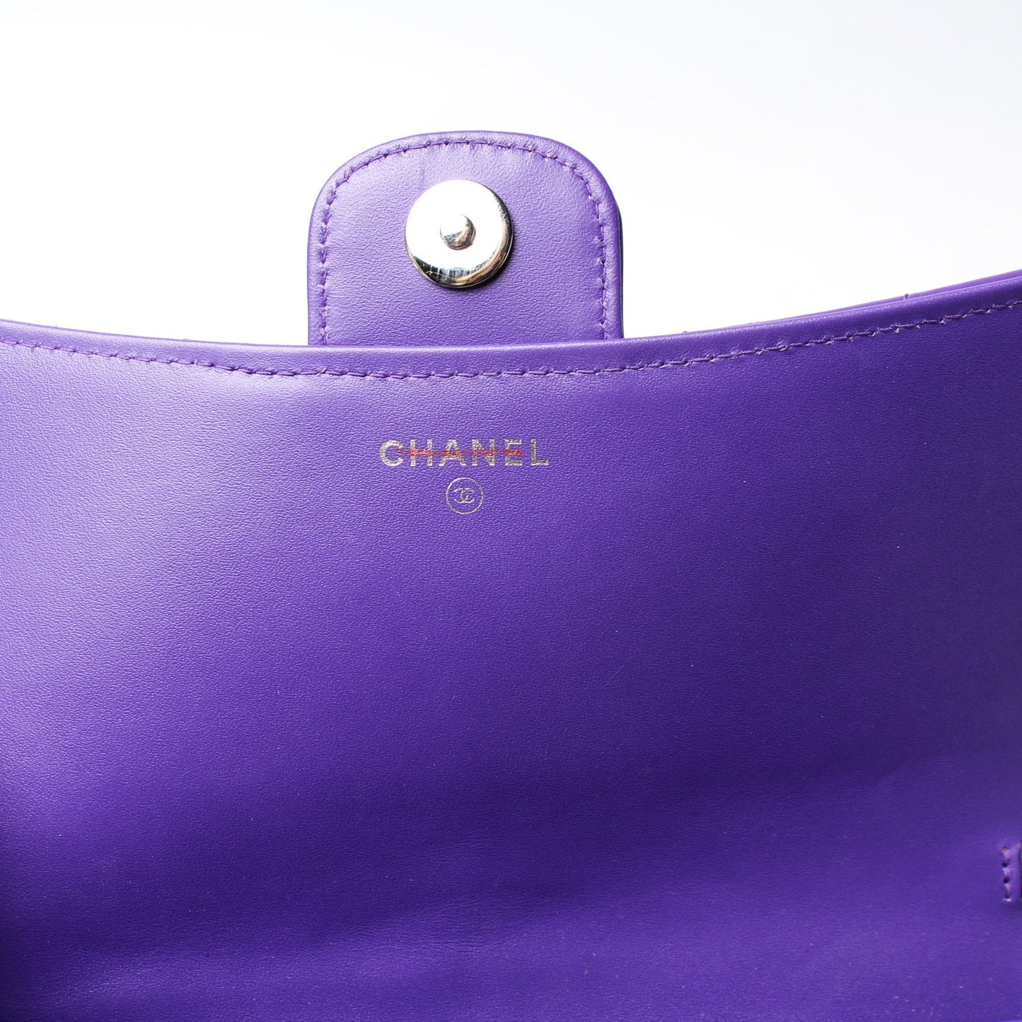 Chanel Classic Clutch W/ Chain Patent 21M Bag