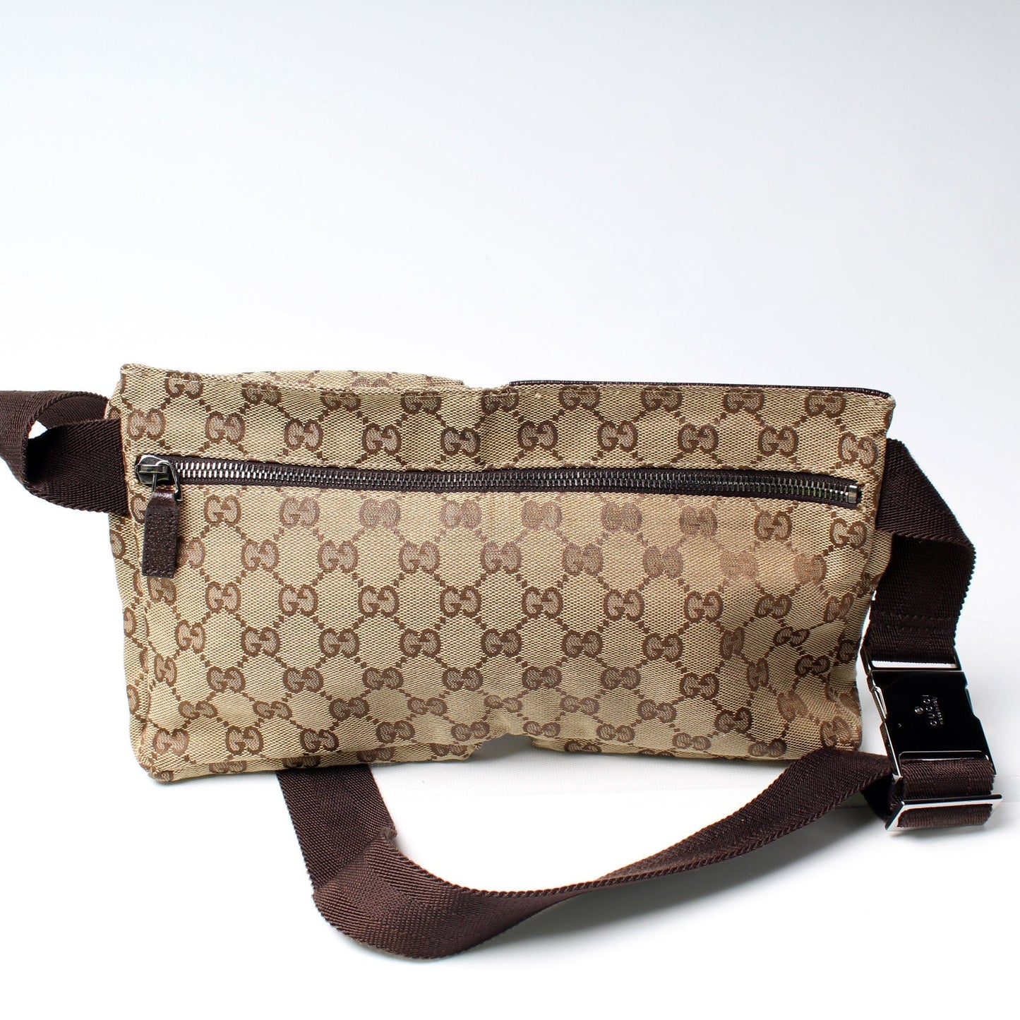Gucci 28566 GG Canvas Waist Bag