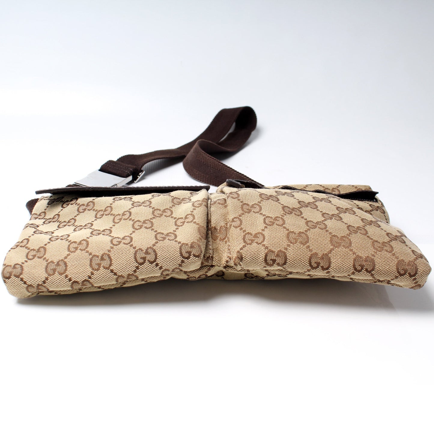 Gucci 28566 GG Canvas Waist Bag