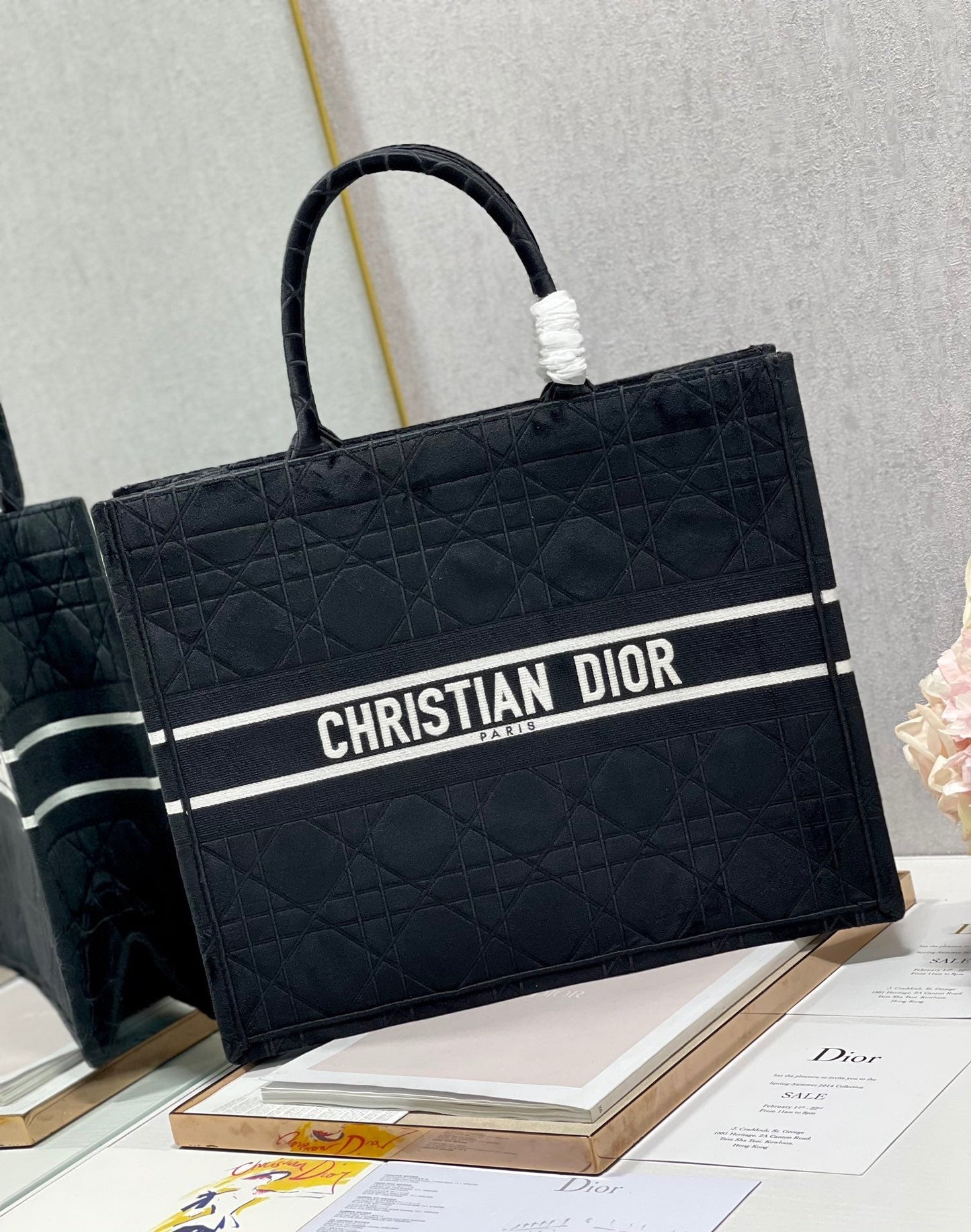 Top Quality Large Book Tote Black, For Women, Womens Handbags 16.5in/42cm CD