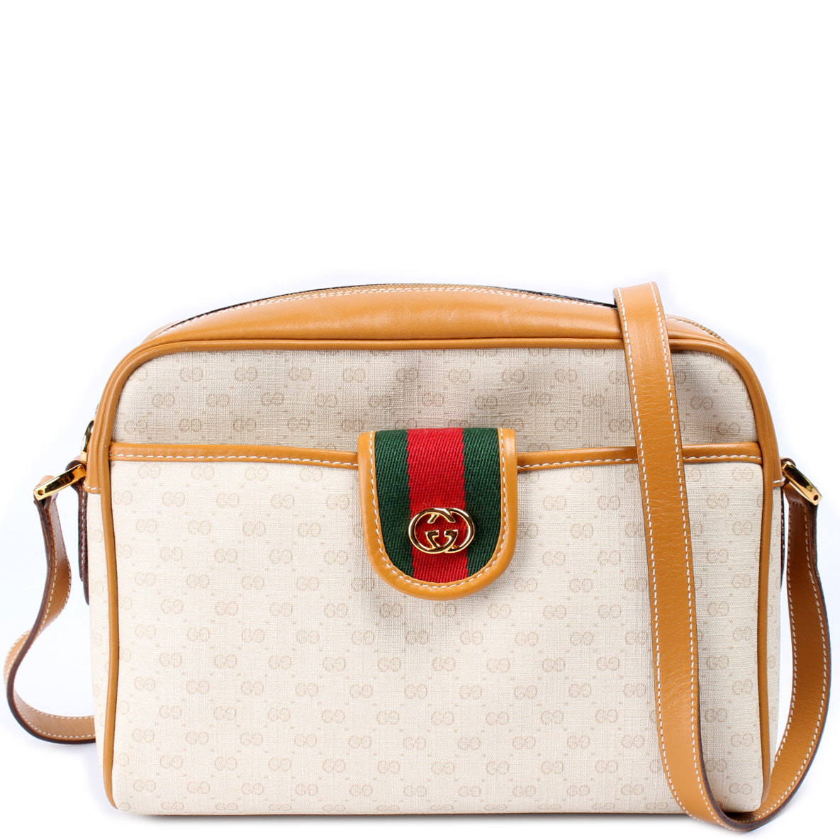 Gucci 001.56.0944   Micro GG Canvas Web Bag