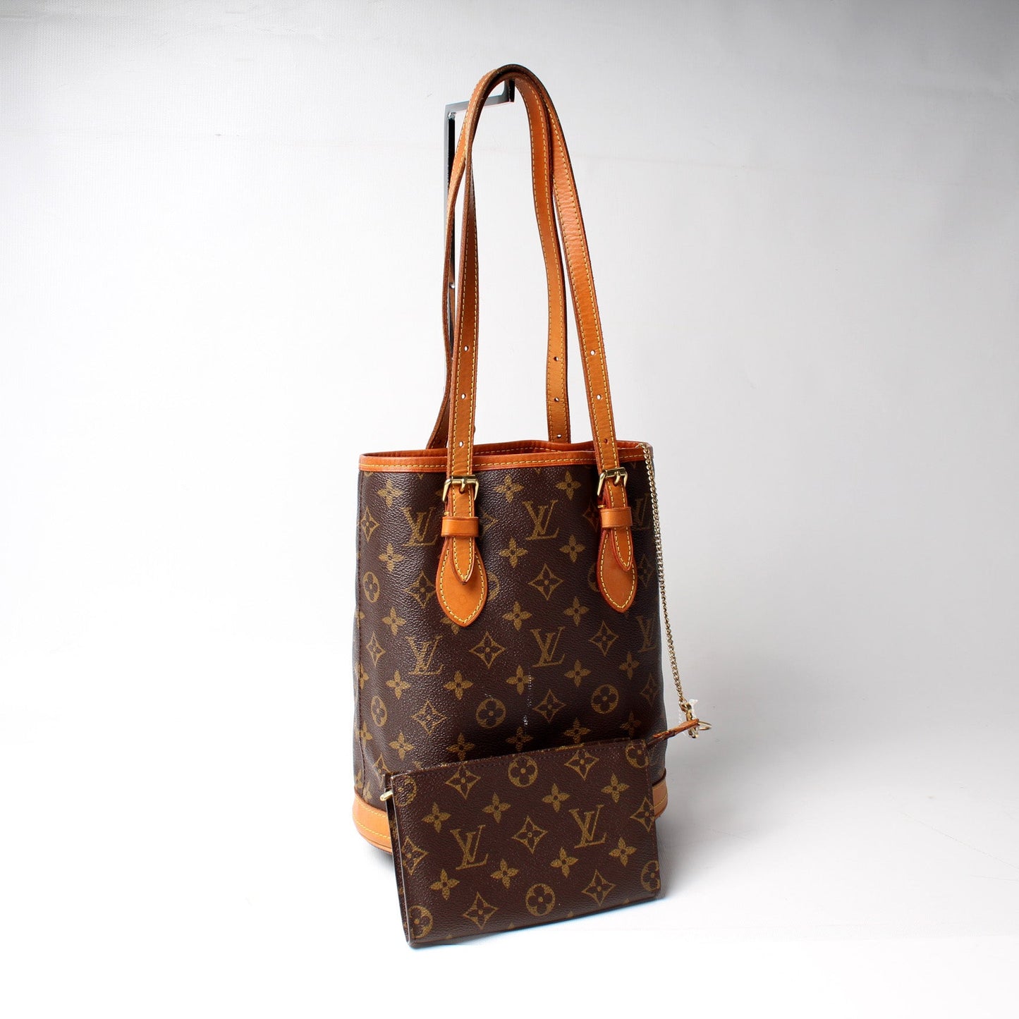 Louis Vuitton Petit Bucket W/ Pouch Monogram