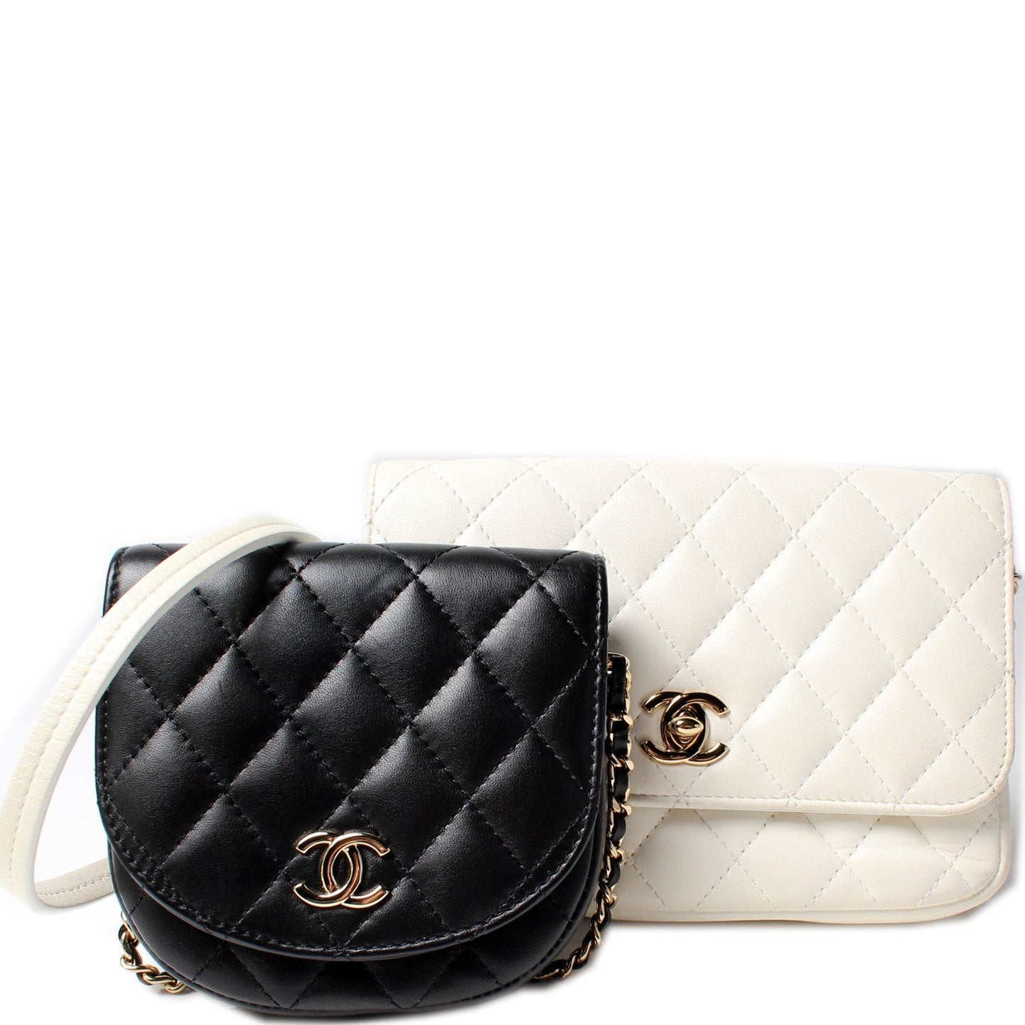 Chanel Side Packs Quilted Lambskin 27MM Bag