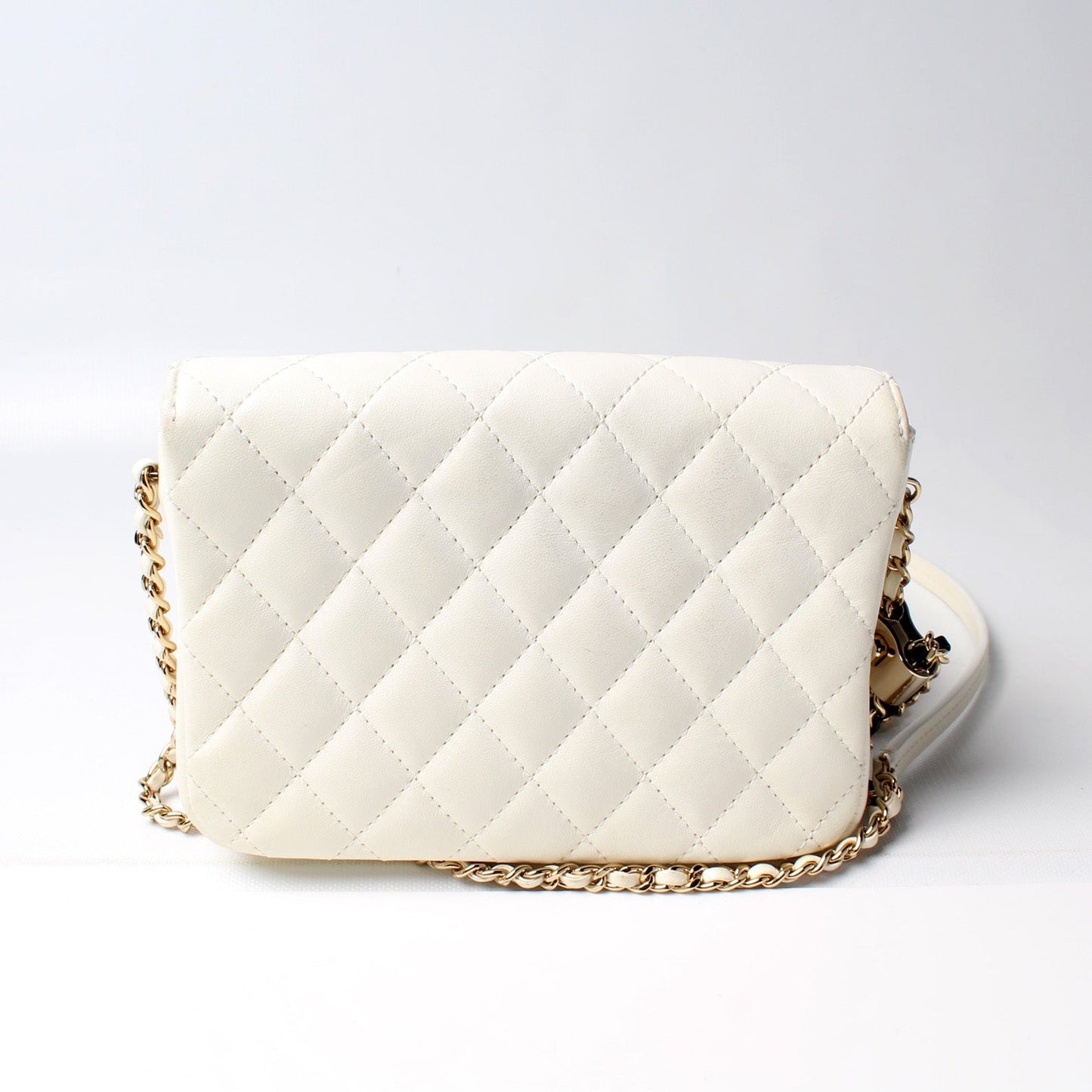 Chanel Side Packs Quilted Lambskin 27MM Bag