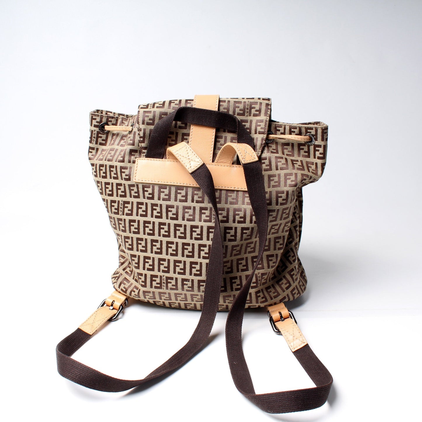 Fendi 8BZ007 Zucchino Small Backpack Bag
