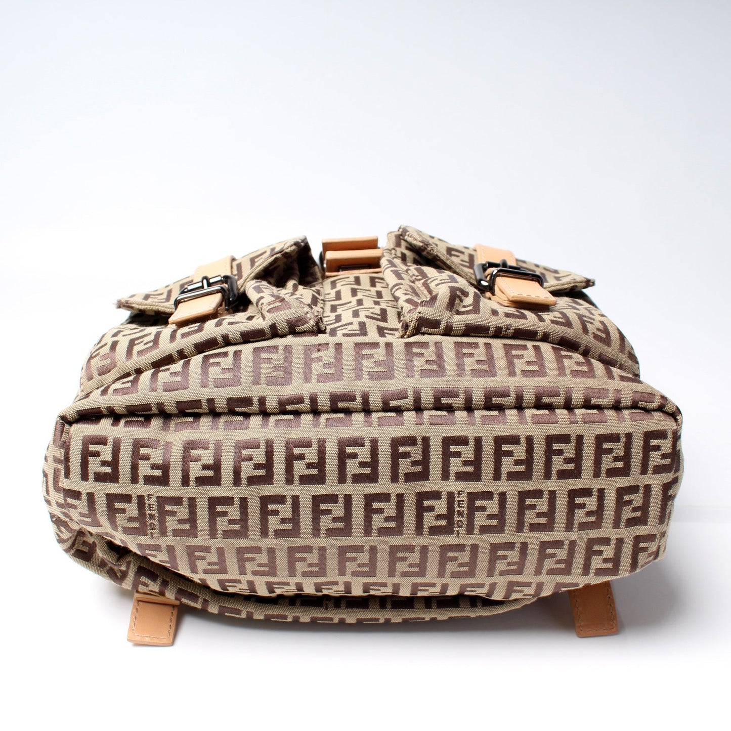 Fendi 8BZ007 Zucchino Small Backpack Bag