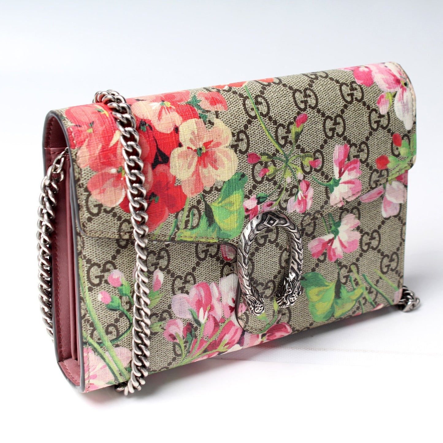 Gucci 401231 Dionysus Bloms Mini Wallet Bag
