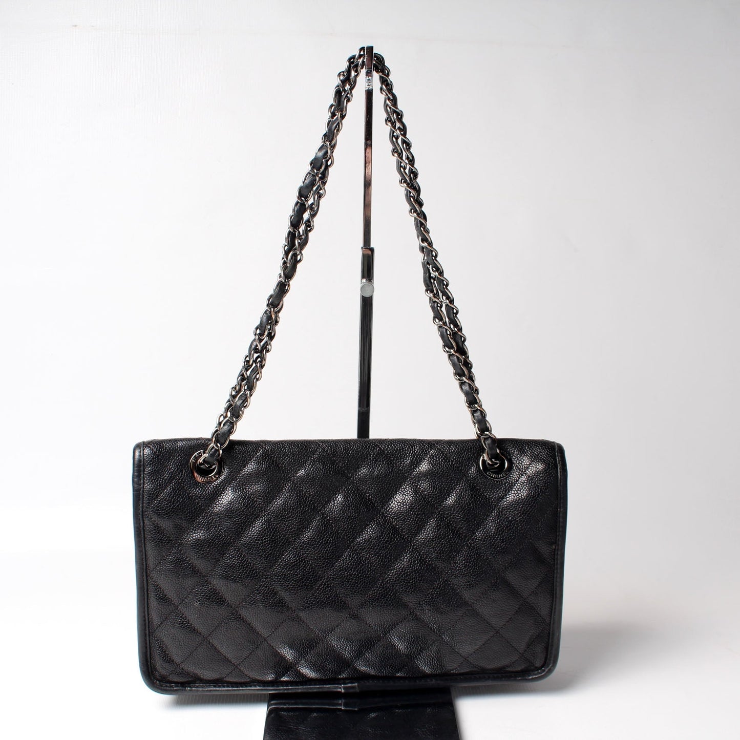 Chanel French Riviera Flap Medium Caviar Bag