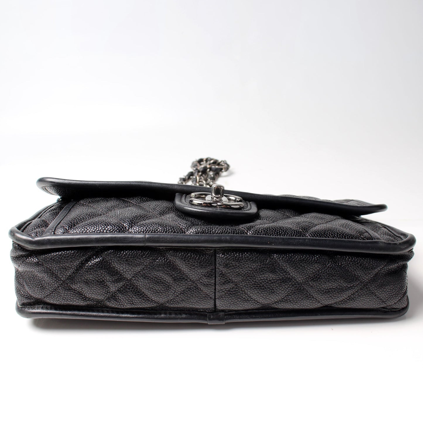 Chanel French Riviera Flap Medium Caviar Bag