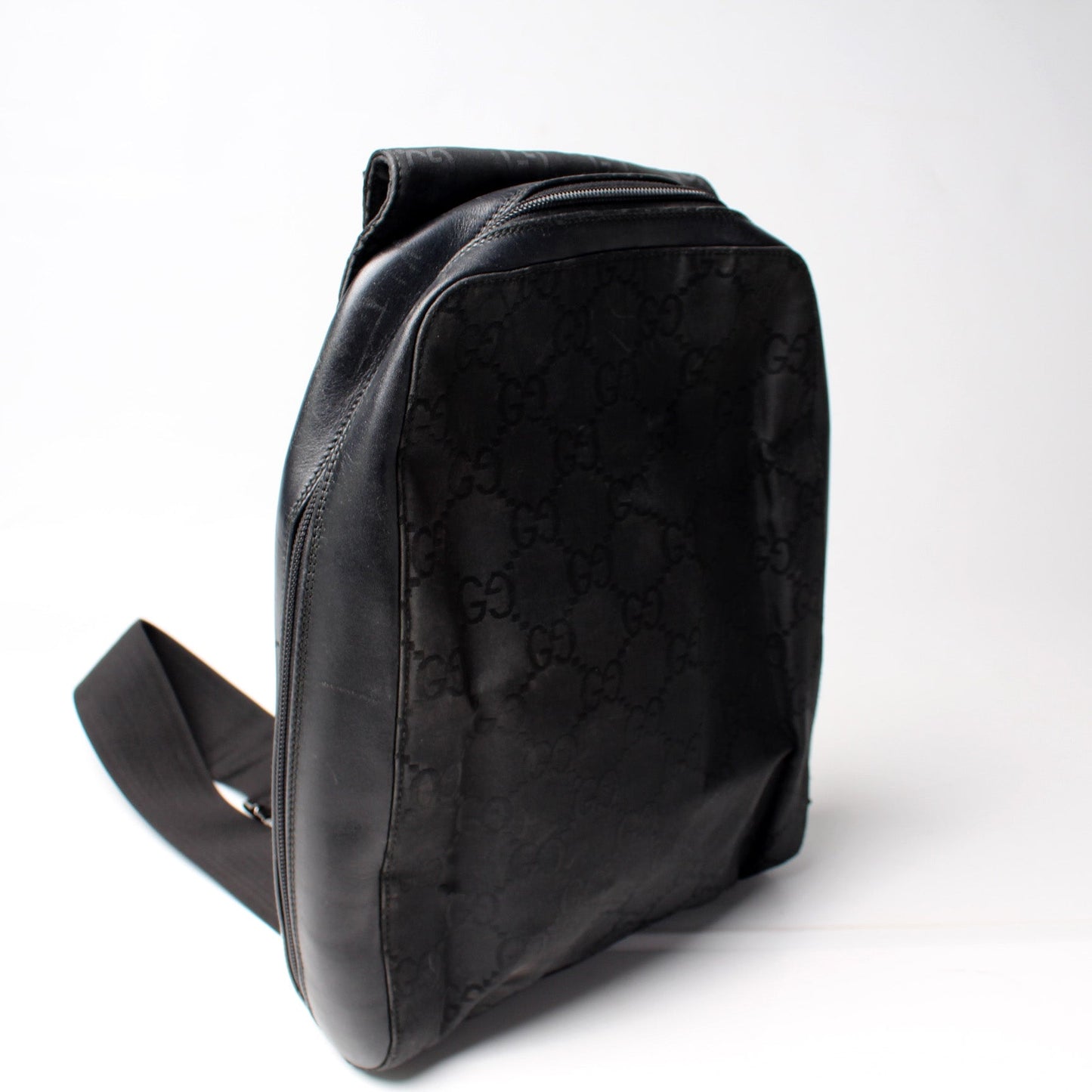 Gucci 003.0232 GG Nylon Sling   Bag