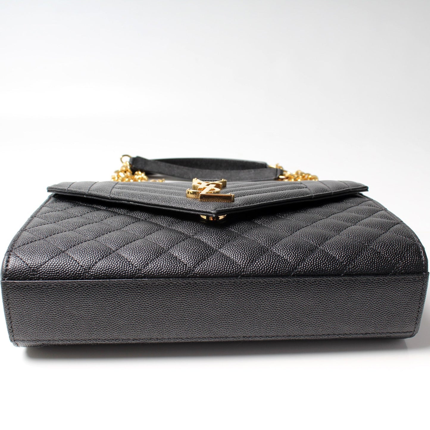 Saint Laurent Envelope Medium Chain Chevron 600185 Bag