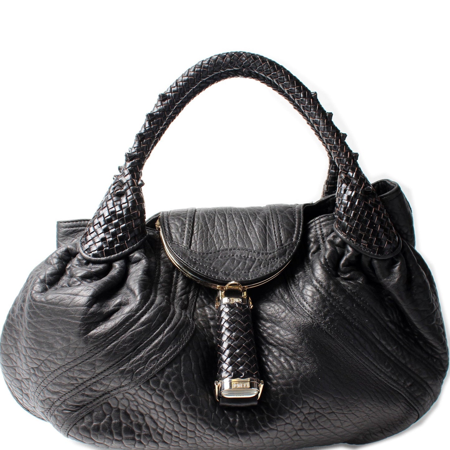 Fendi 8BR511 Spy Leather Bag