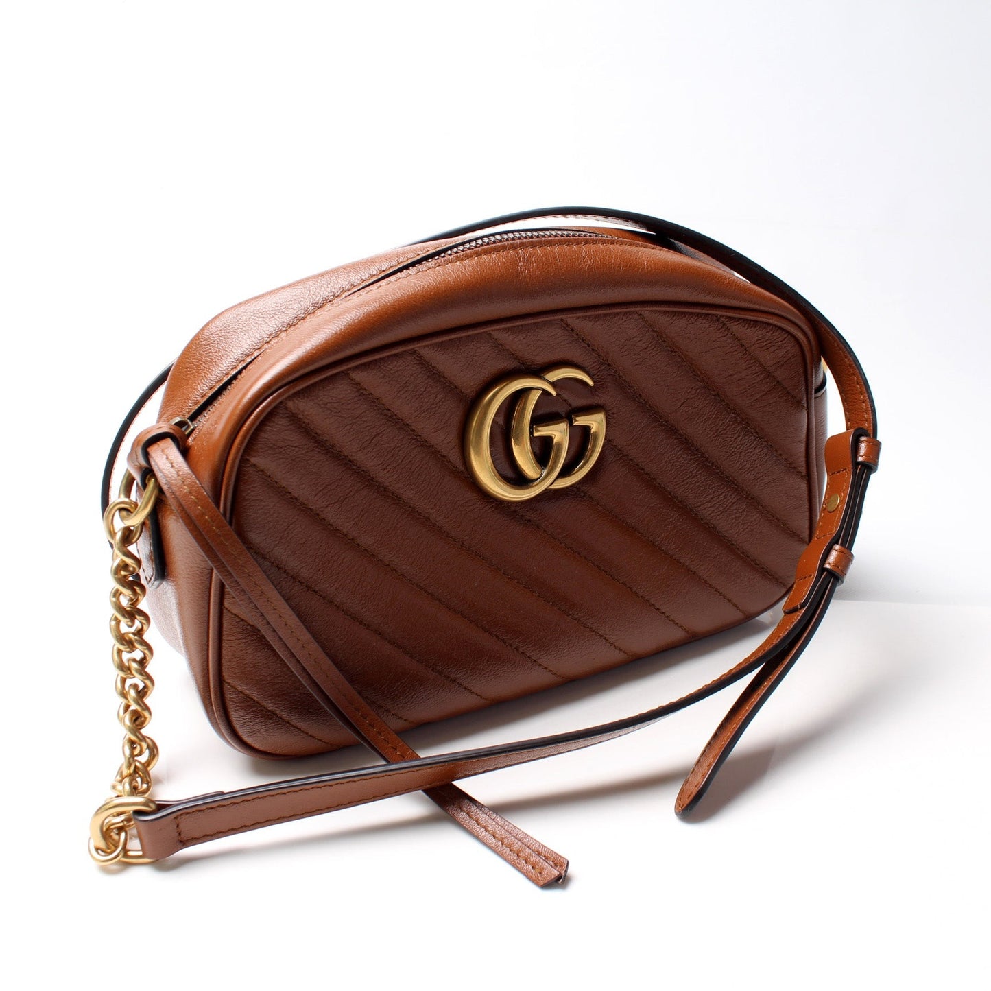Gucci 447632 Marmont Small Leather Camera Bag