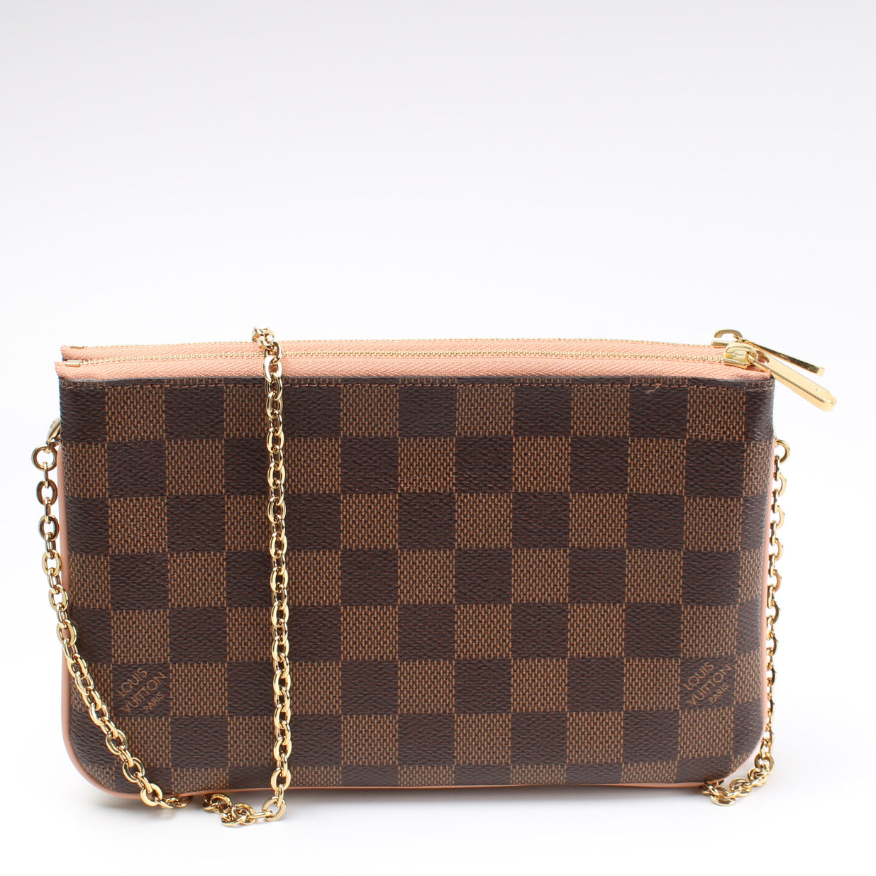 Louis Vuitton Pochette Double Zip Damier Ebene