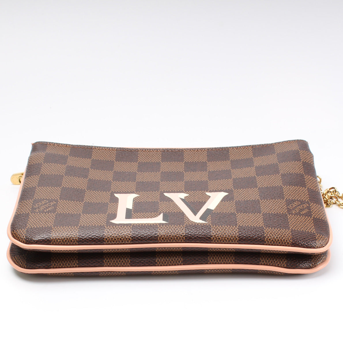 Louis Vuitton Pochette Double Zip Damier Ebene