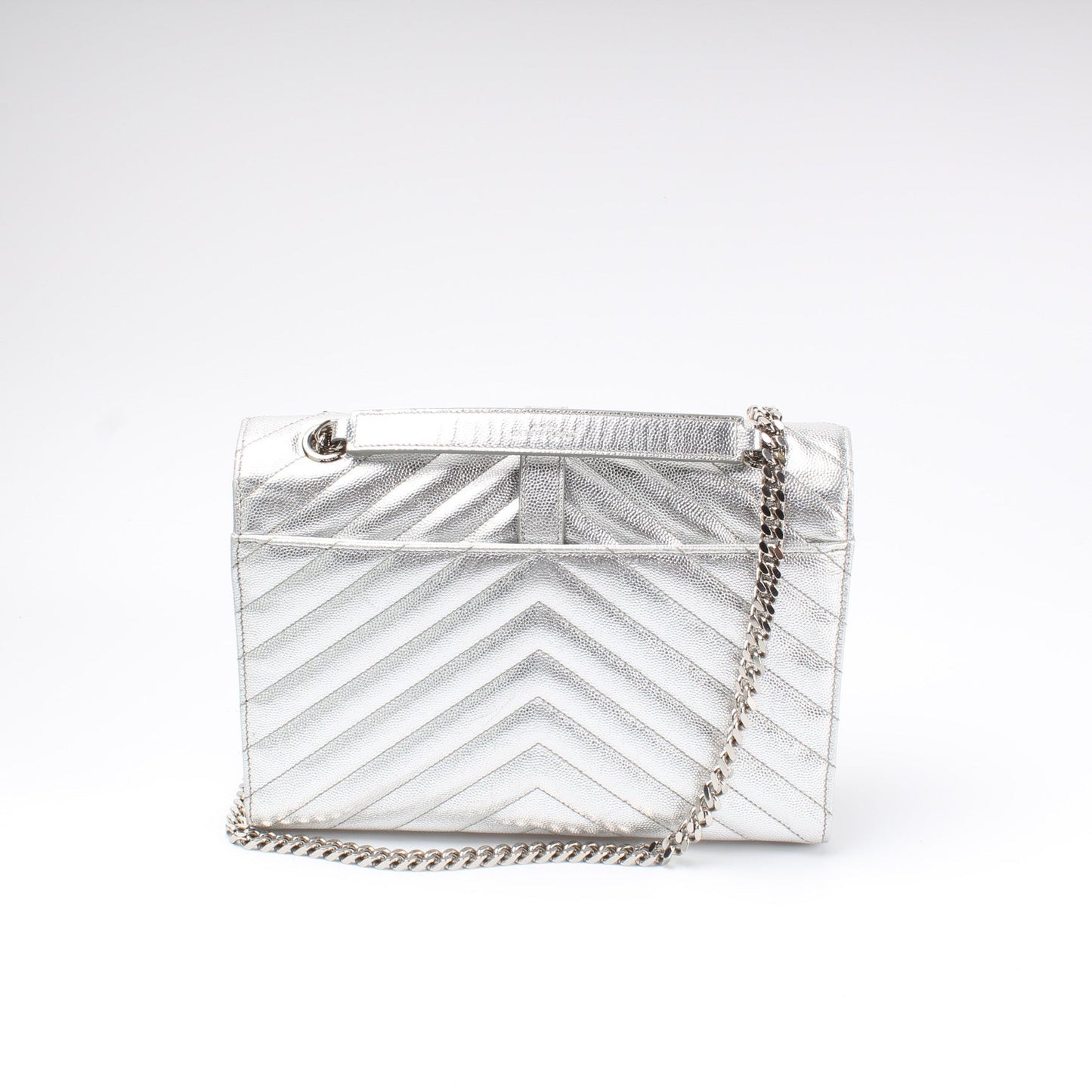 Saint Laurent Envelope Medium Chevron Bag