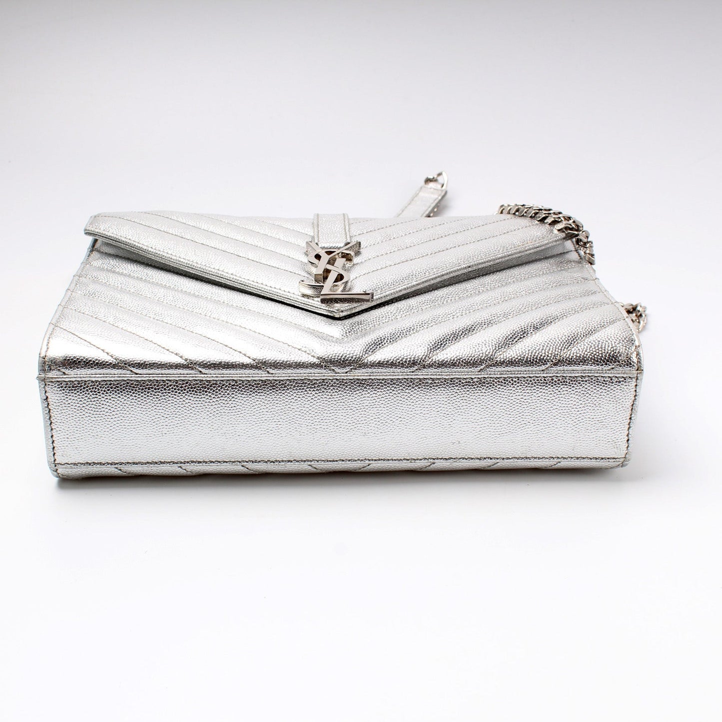 Saint Laurent Envelope Medium Chevron Bag