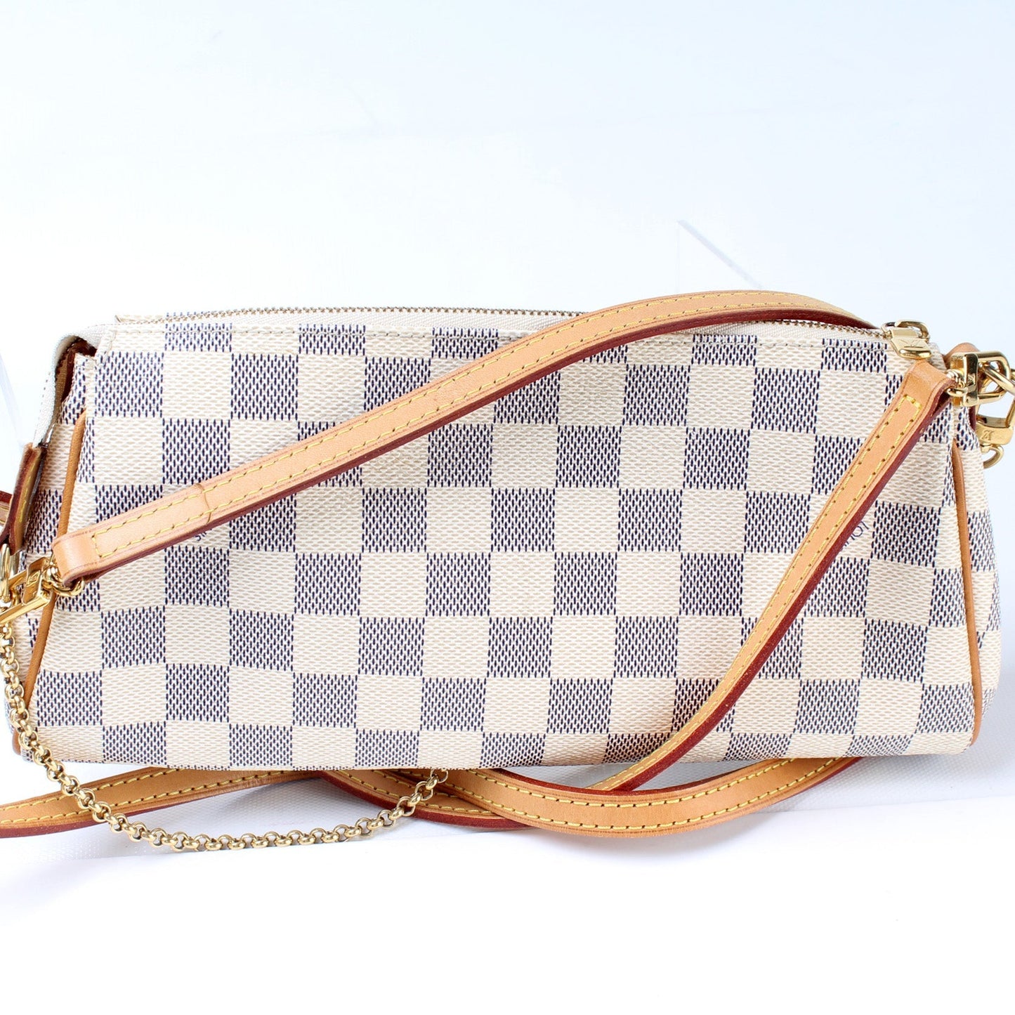 Louis Vuitton Eva Clutch Damier Azur