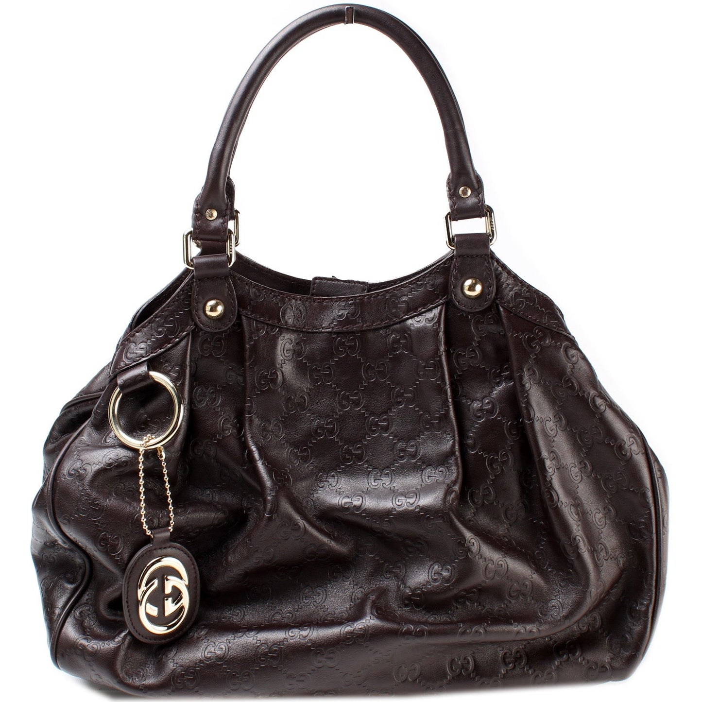 Gucci 211944 Sukey Leather Medium Bag