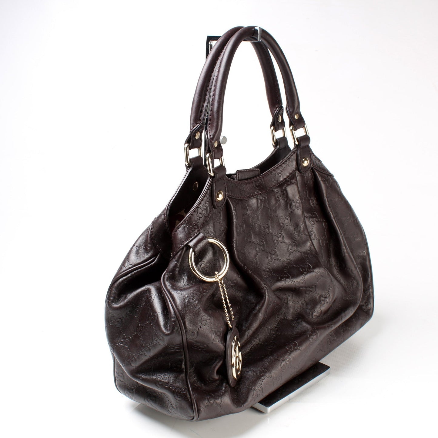 Gucci 211944 Sukey Leather Medium Bag
