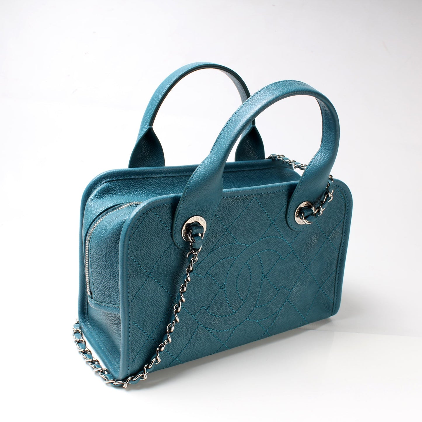 Chanel Deauville Bowling Small Caviar 20M Bag