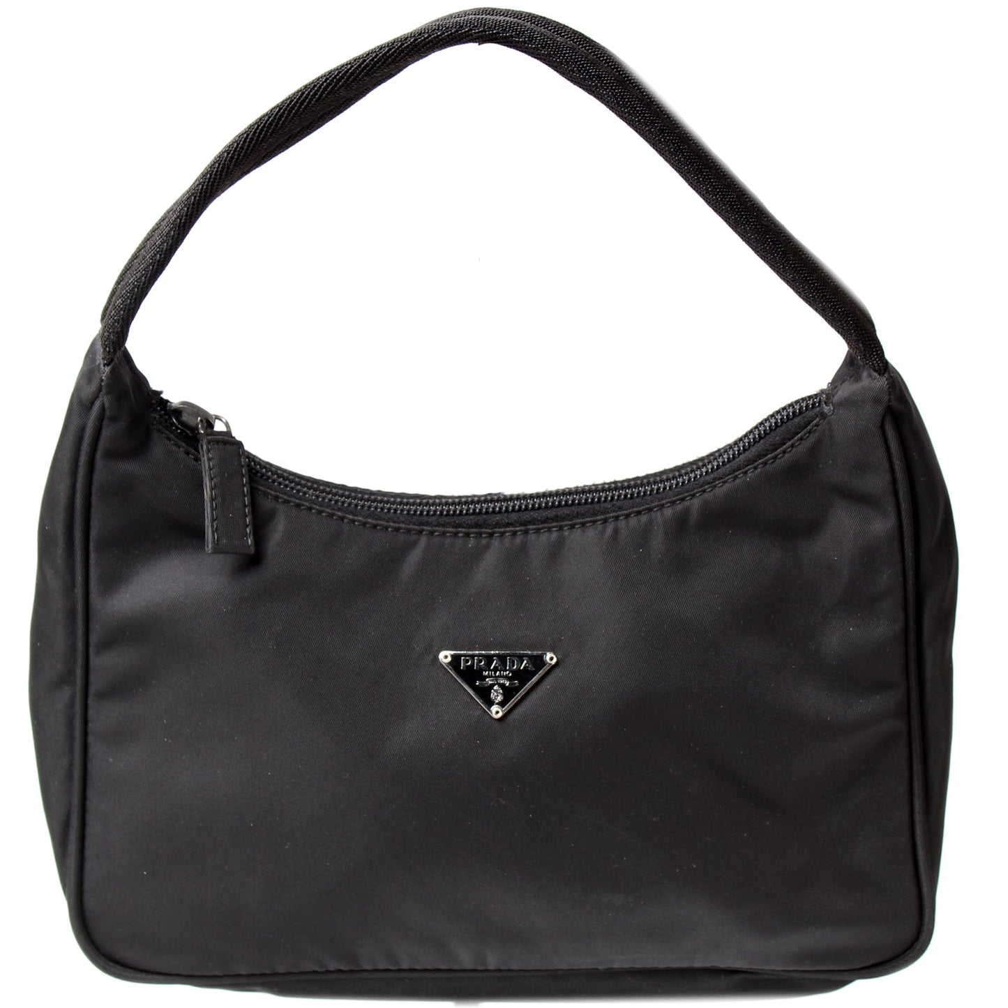 Prada Tessuto Nylon Small Hobo   Bag