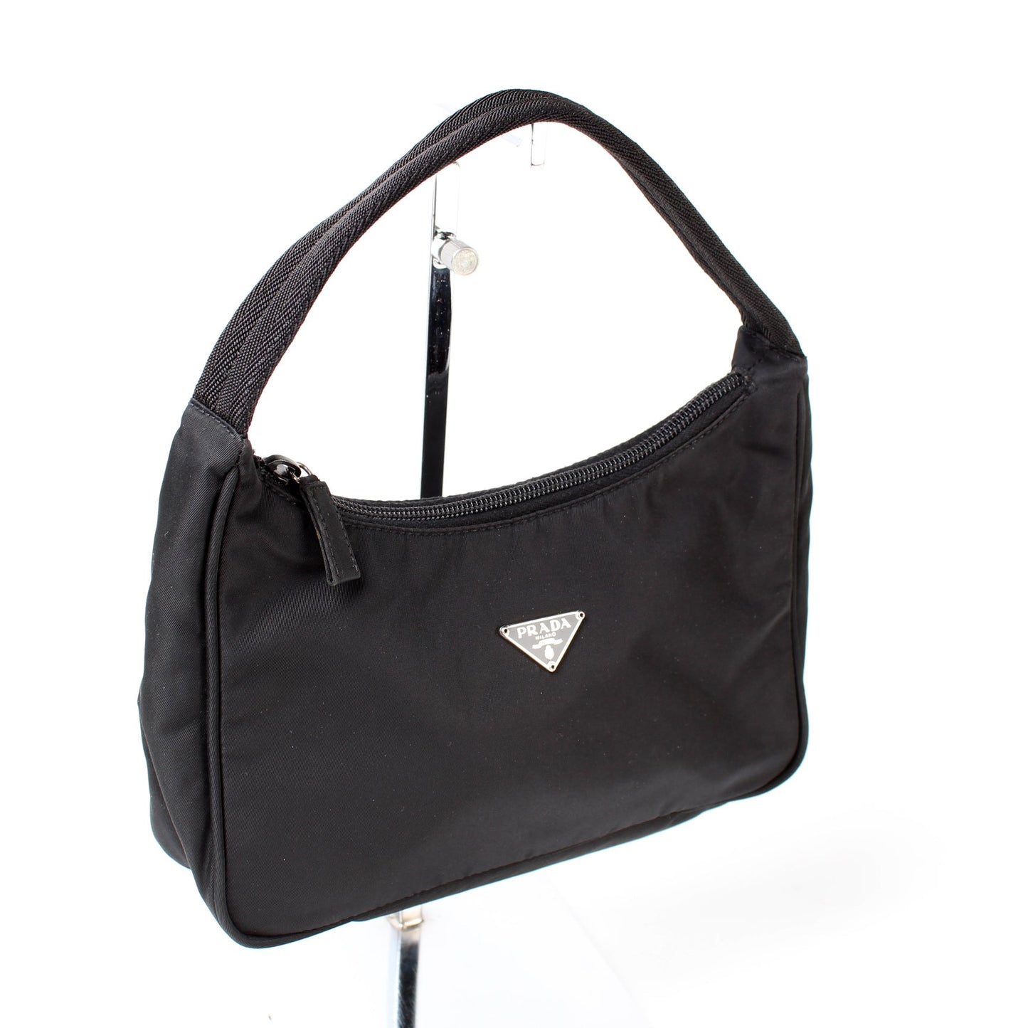 Prada Tessuto Nylon Small Hobo   Bag