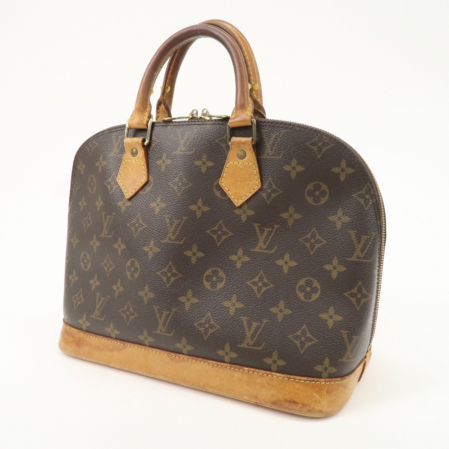 Louis Vuitton Monogram Alma Hand Bag Brown M51130  d