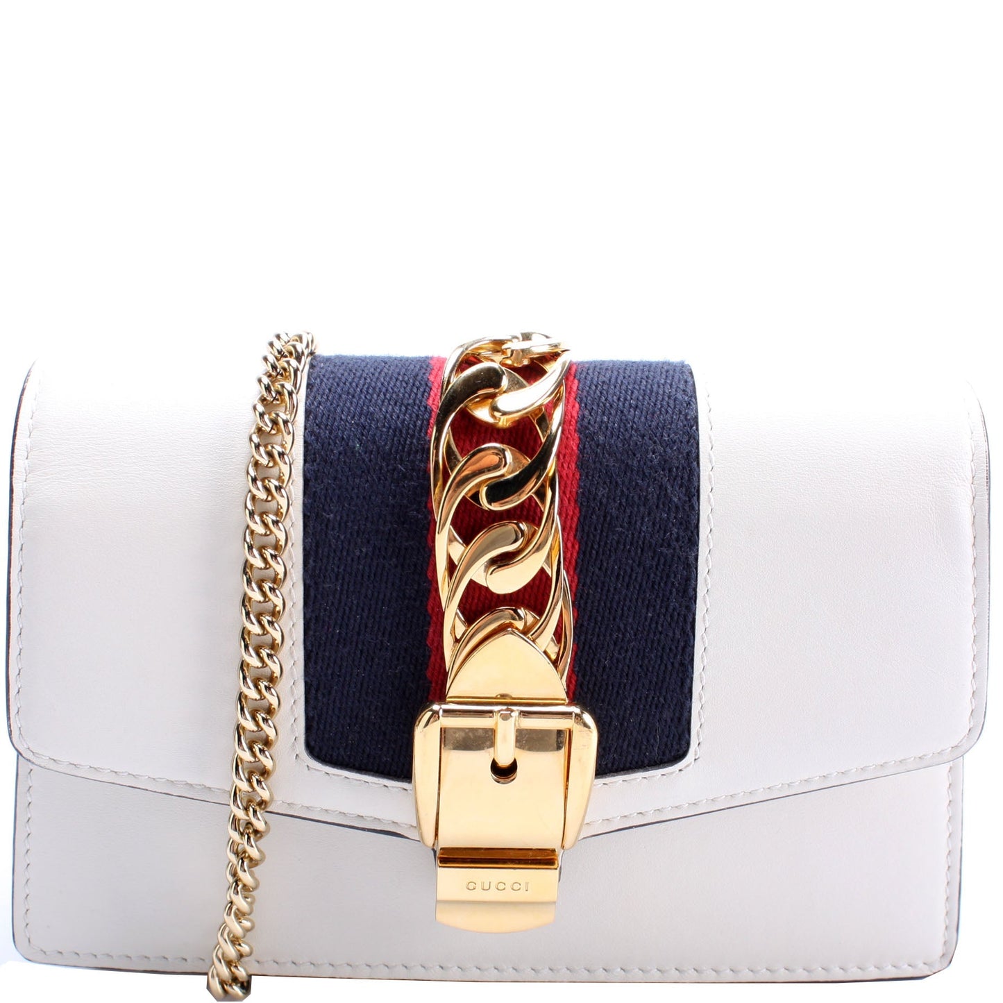 Gucci 494646 Sylvie Chain Super Mini Bag