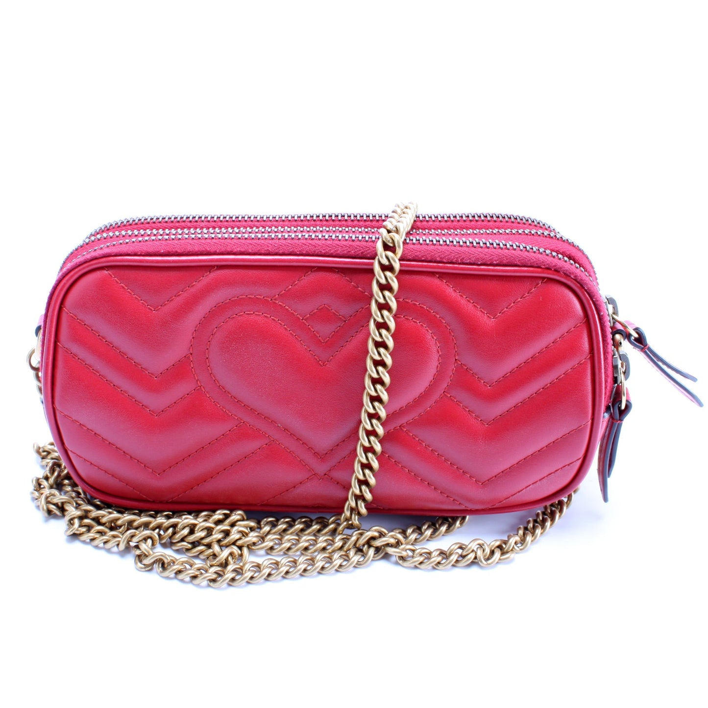Gucci 546581 Marmont Mini With Chain Bag