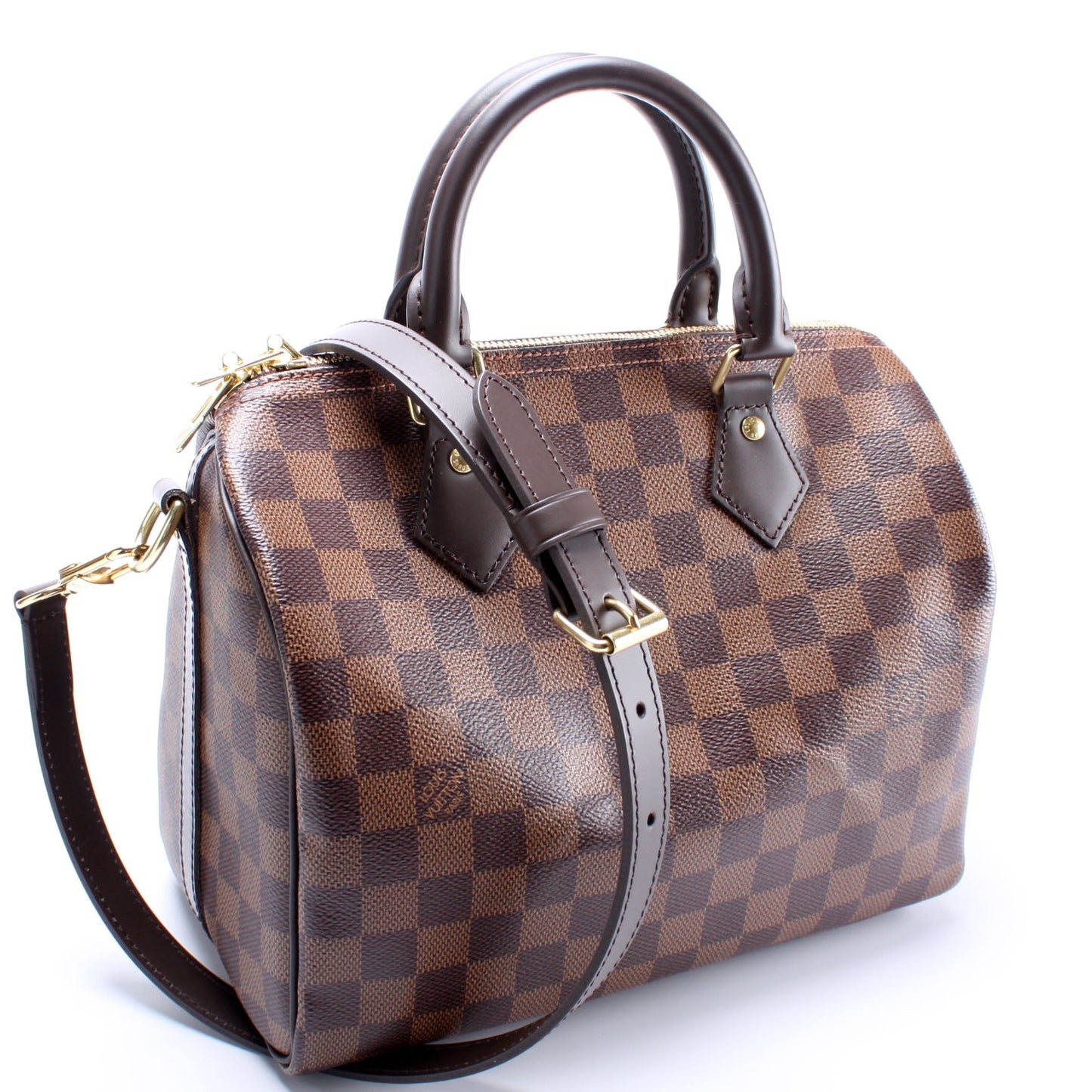 Louis Vuitton Speedy 25 Bandouliere Damier Ebene