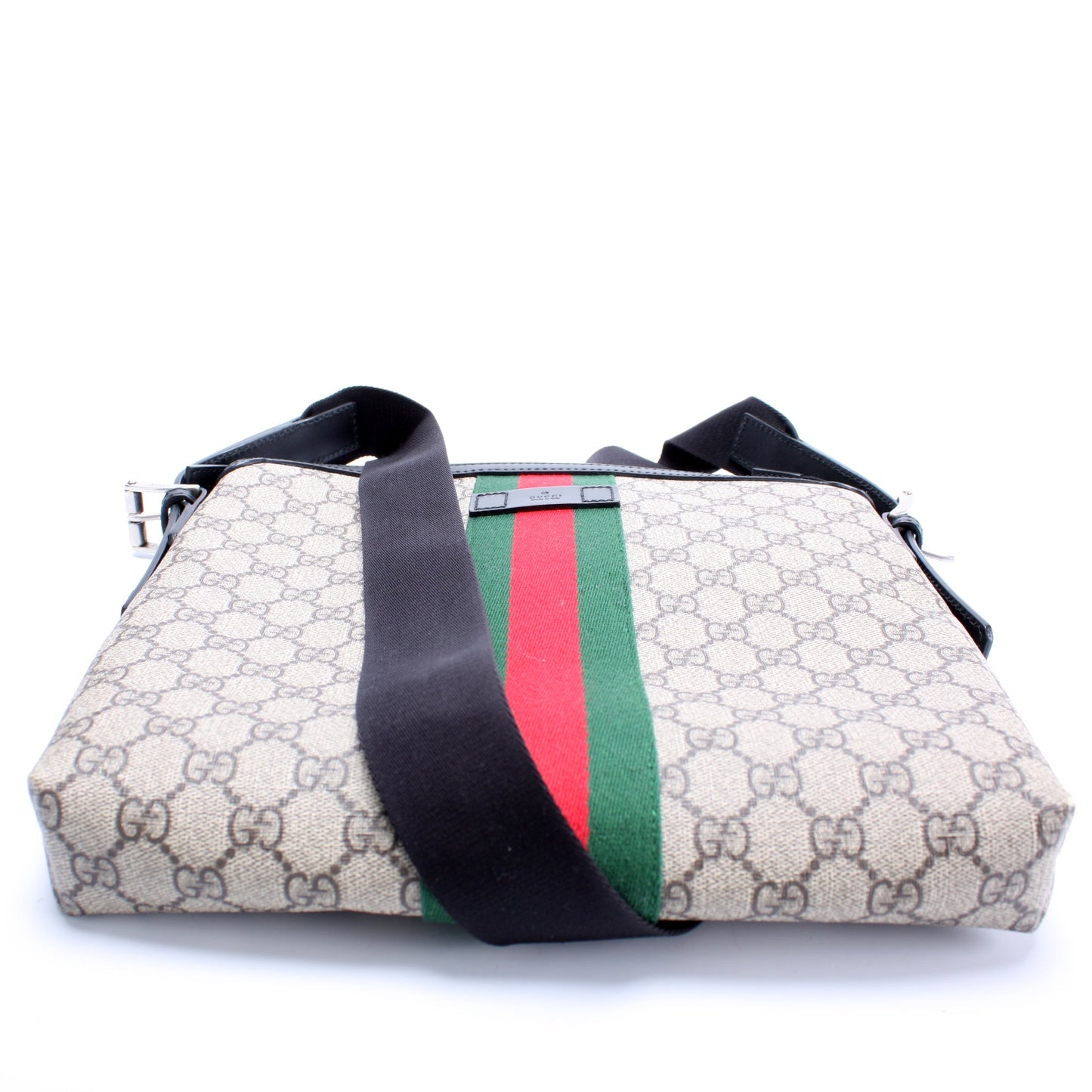 Gucci 387111 GG Supreme Web Messenger Bag