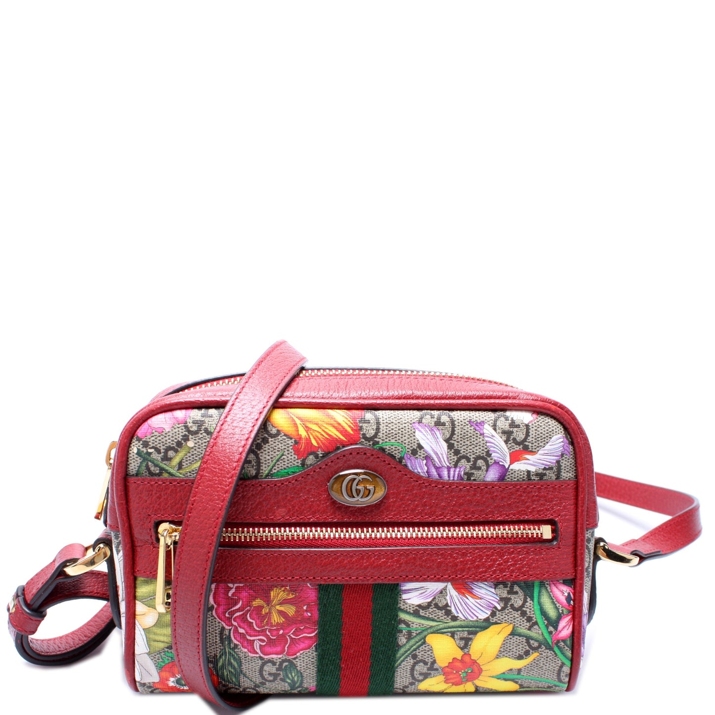 Gucci 517350 GG Flora Mini Ophidia Bag