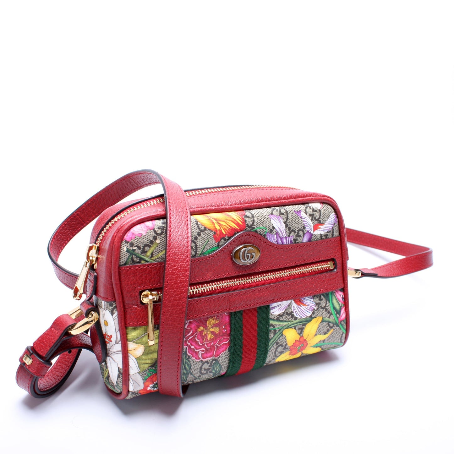 Gucci 517350 GG Flora Mini Ophidia Bag