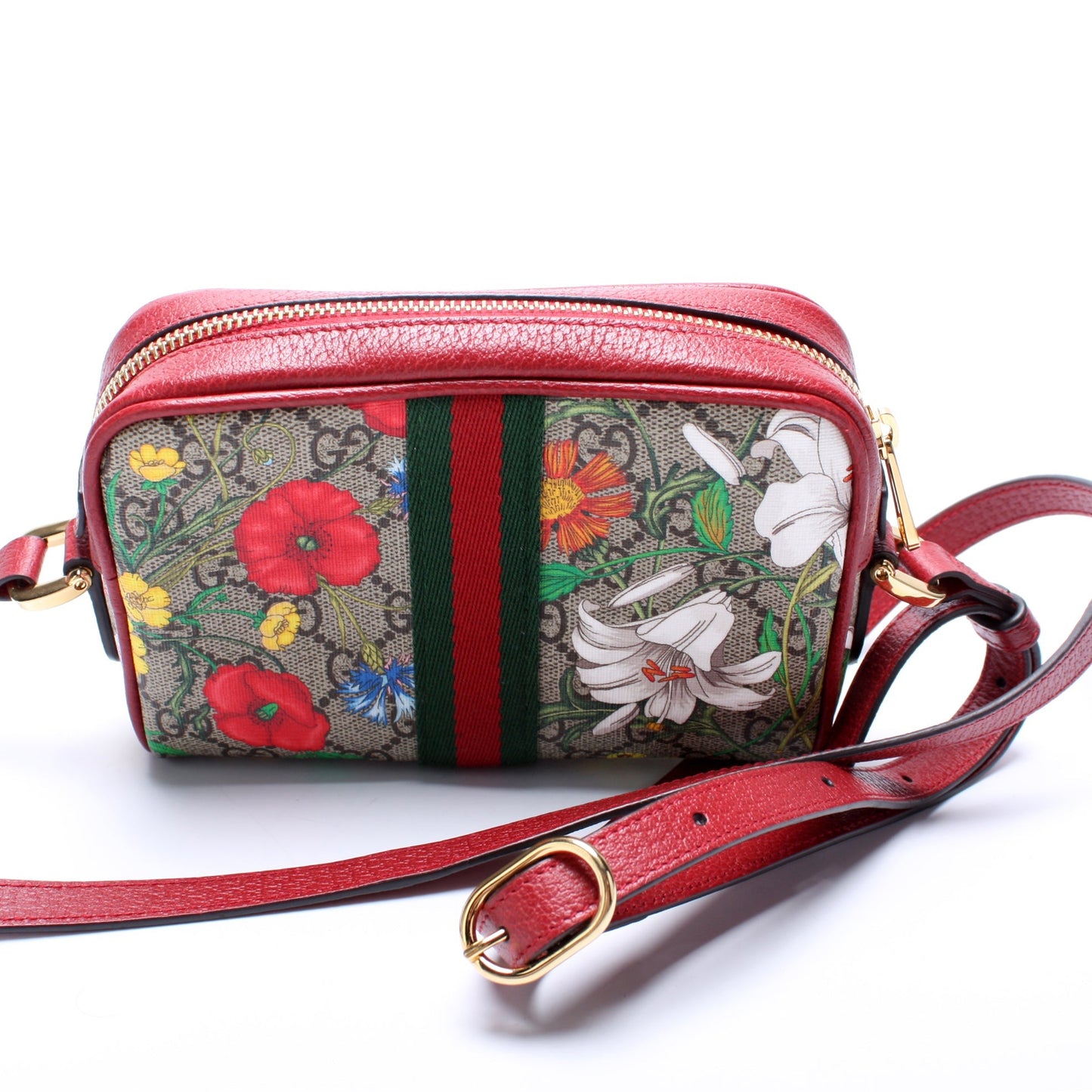 Gucci 517350 GG Flora Mini Ophidia Bag