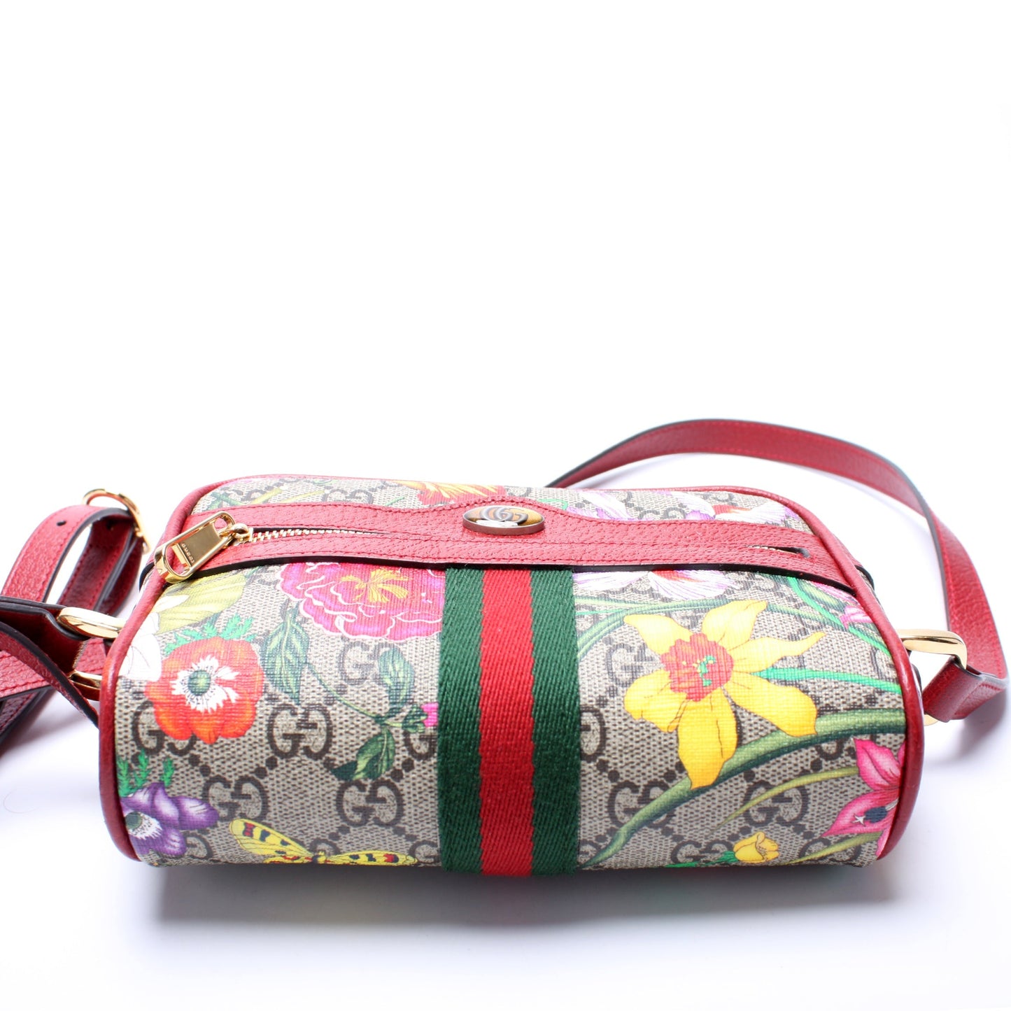 Gucci 517350 GG Flora Mini Ophidia Bag