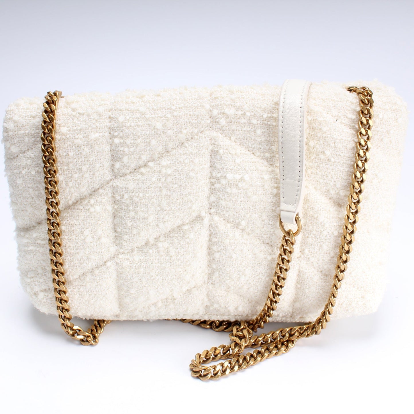 Saint Laurent Puffer Mini Tweed Bag