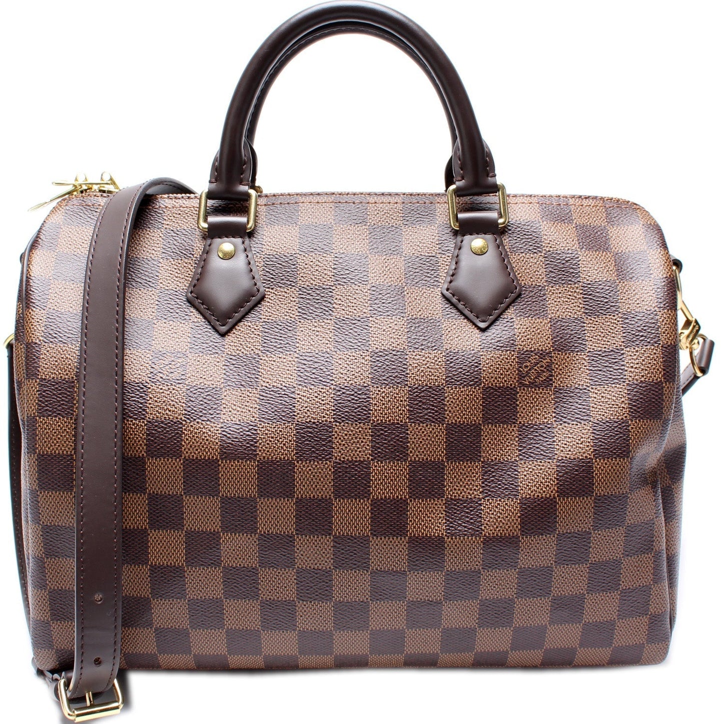 Louis Vuitton Speedy 30 Bandouliere Damier Ebene