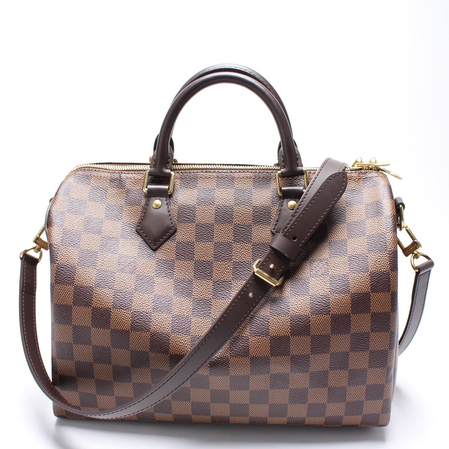 Louis Vuitton Speedy 30 Bandouliere Damier Ebene