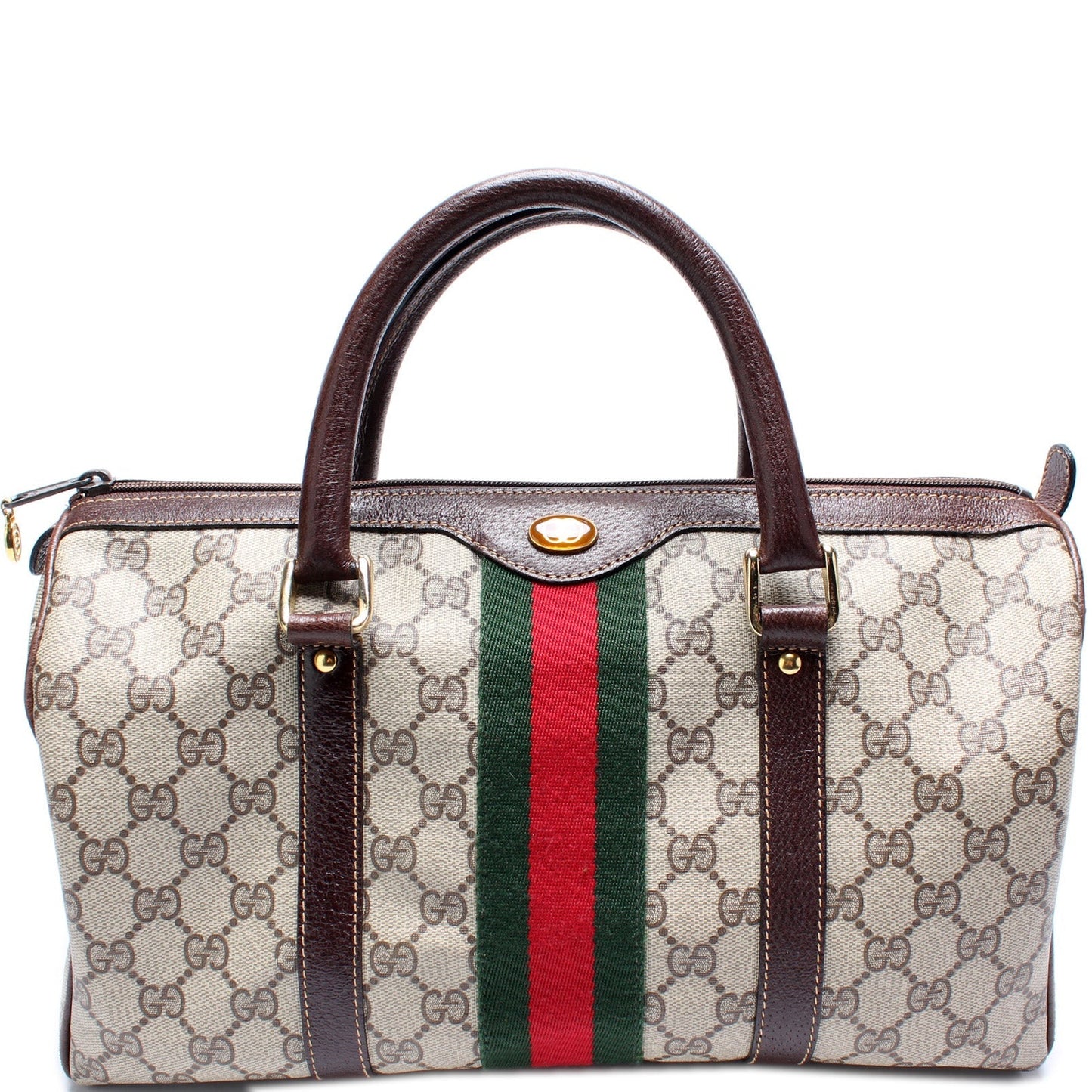 Gucci GG Supreme Large Boston   Bag