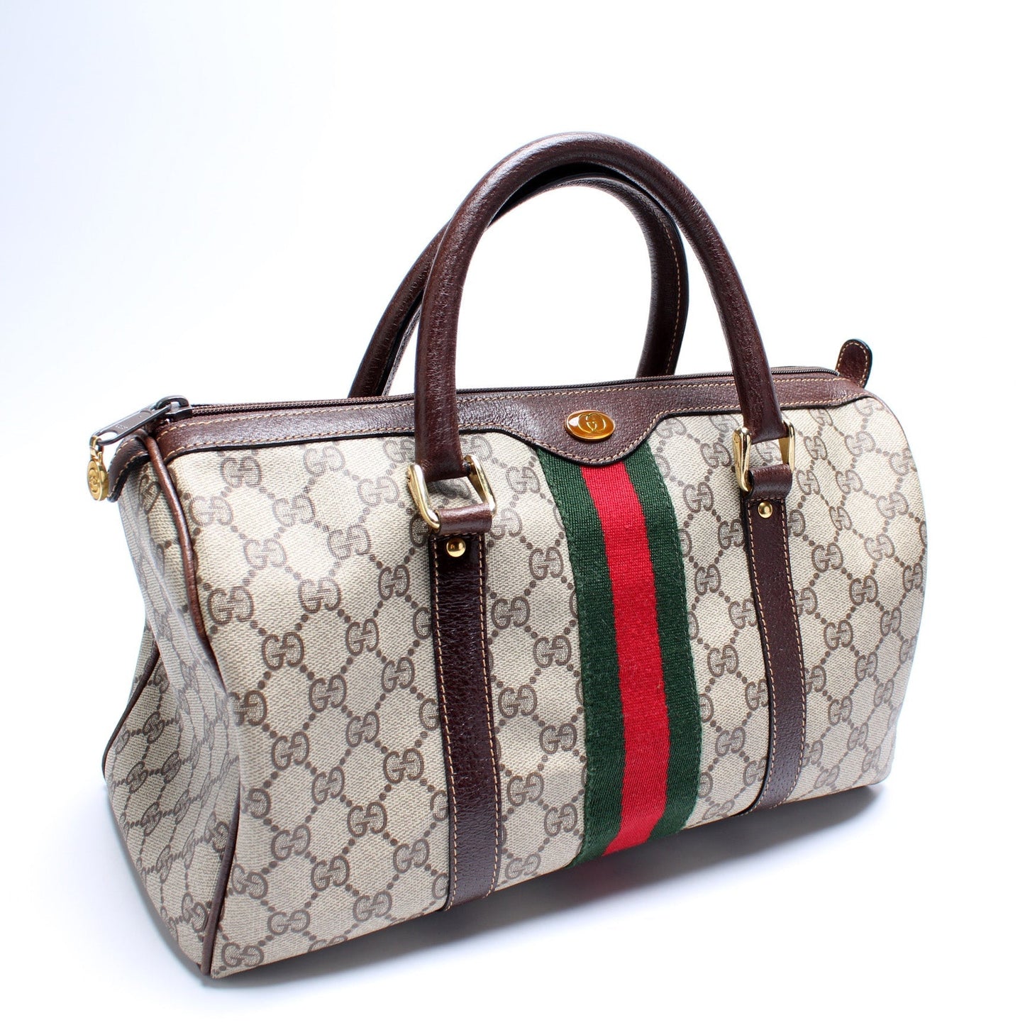 Gucci GG Supreme Large Boston   Bag