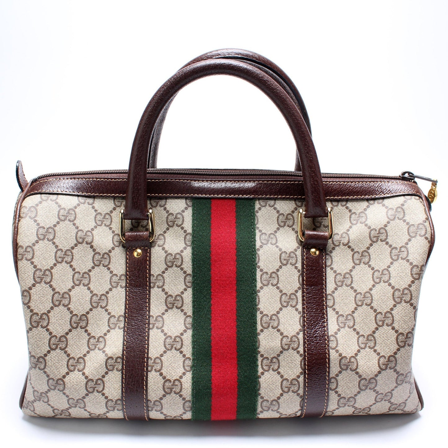 Gucci GG Supreme Large Boston   Bag