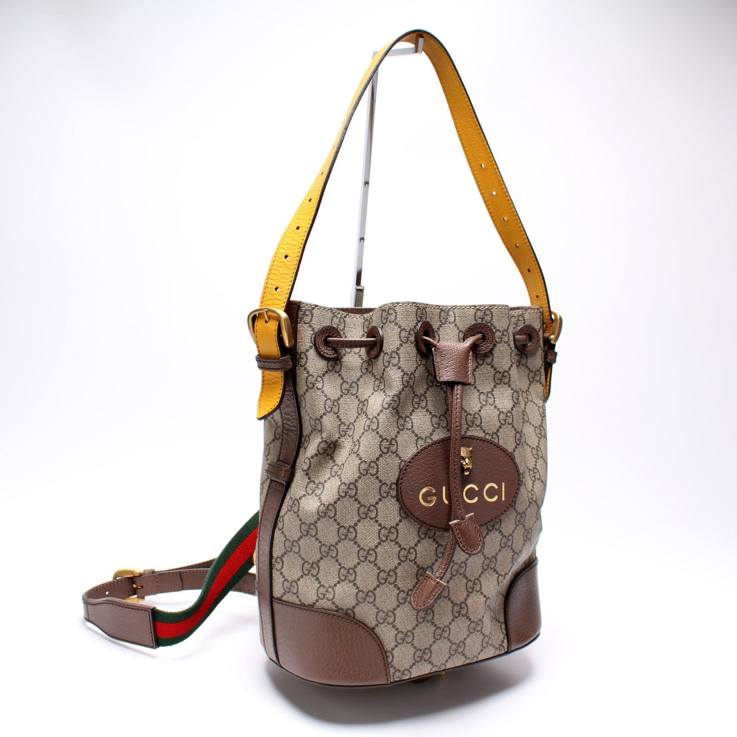 Gucci 473875 Neo   Drawstring Bucket Backpack Bag