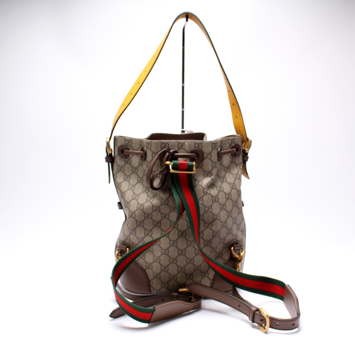 Gucci 473875 Neo   Drawstring Bucket Backpack Bag