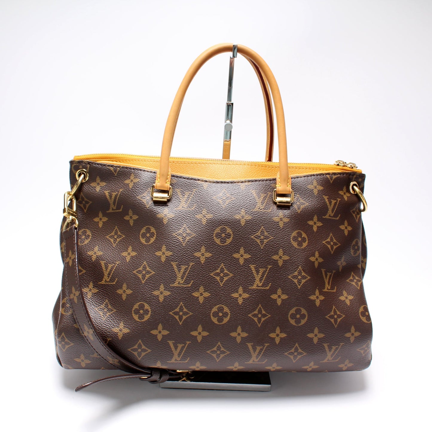 Louis Vuitton Pallas Tote Monogram Canvas Side