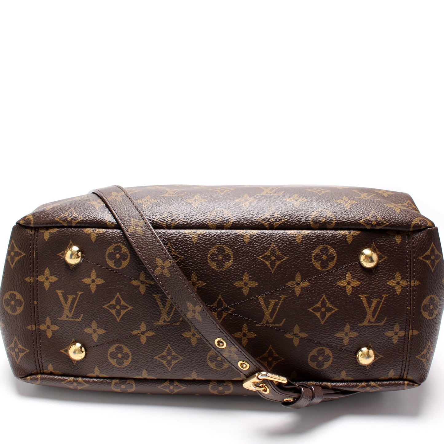 Louis Vuitton Pallas Tote Monogram Canvas Side