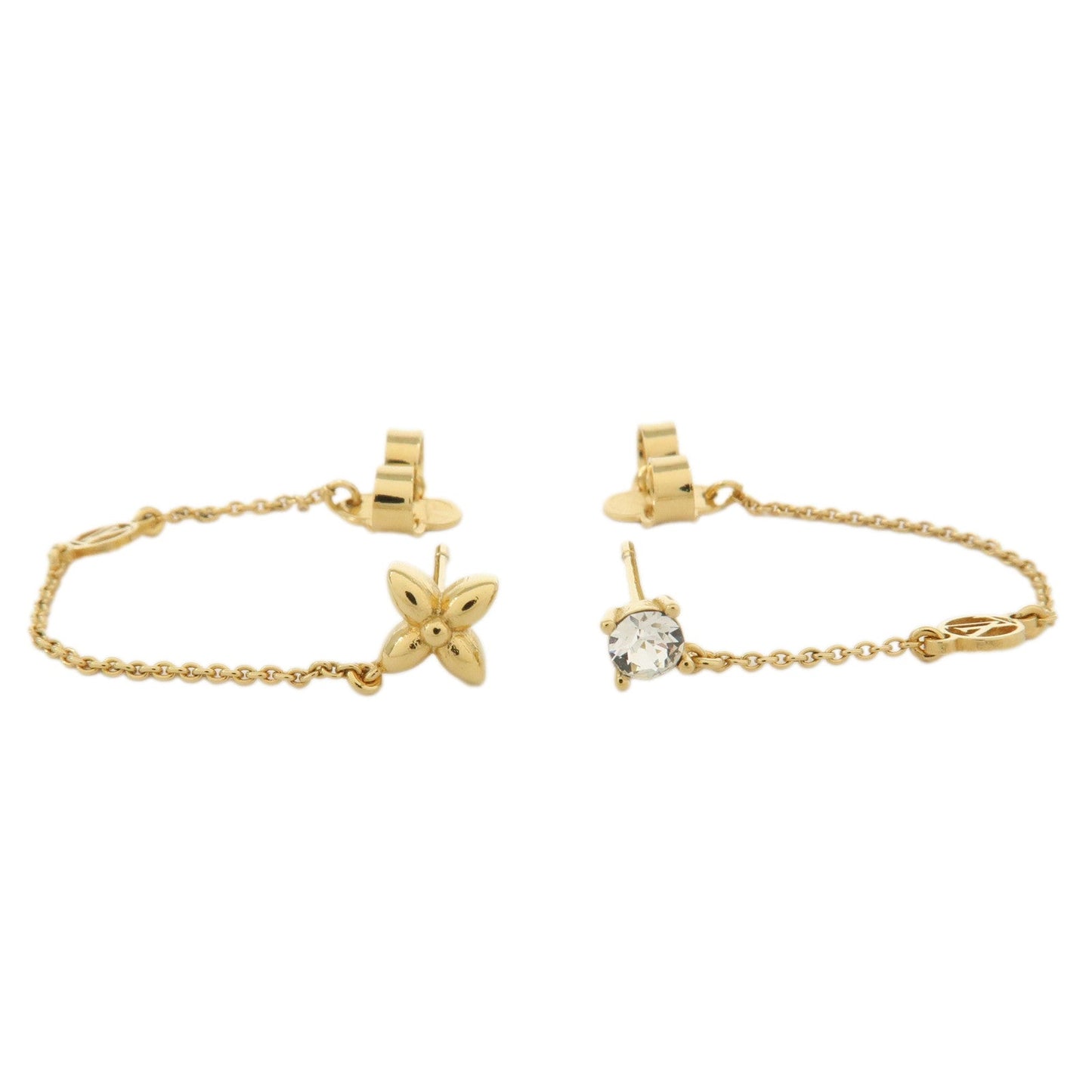 Louis Vuitton Puce d??reille Petit Louis Metal Earring Gold M00390
