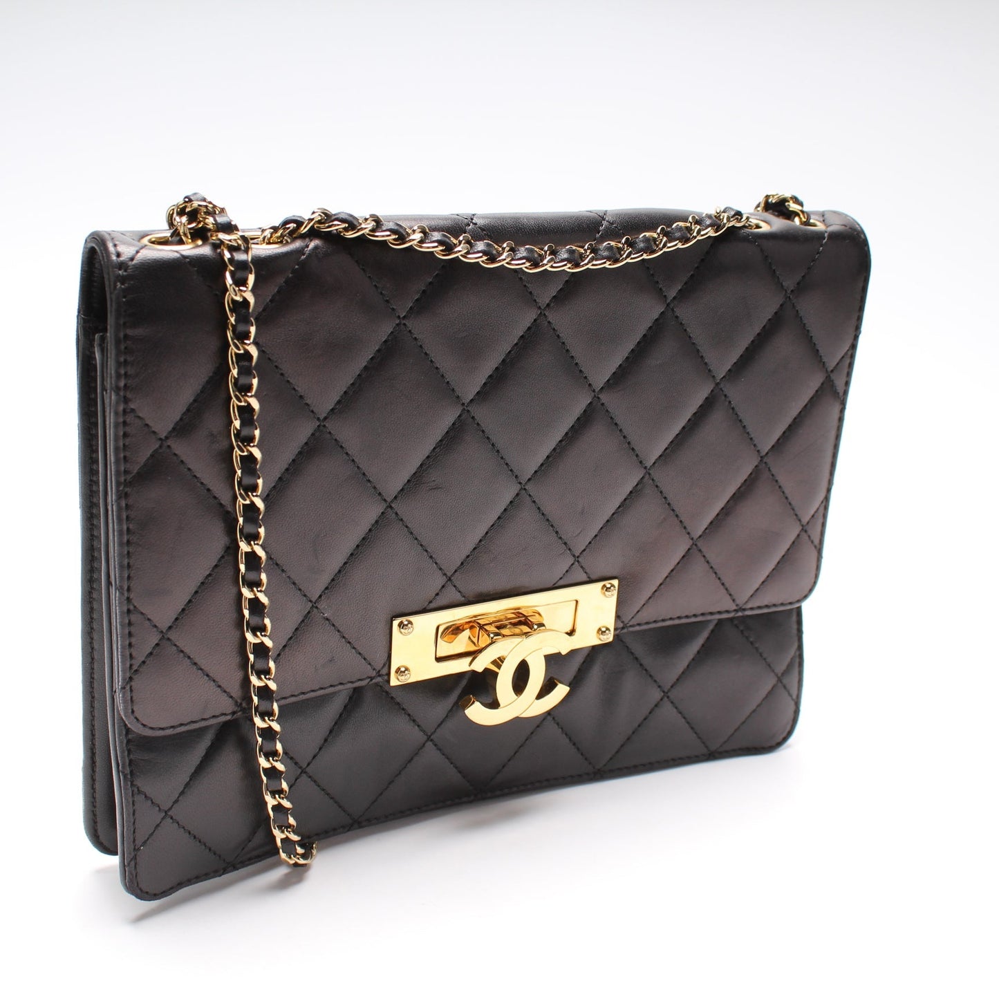 Chanel Golden Class Flap Quilted Lambskin 18M Bag