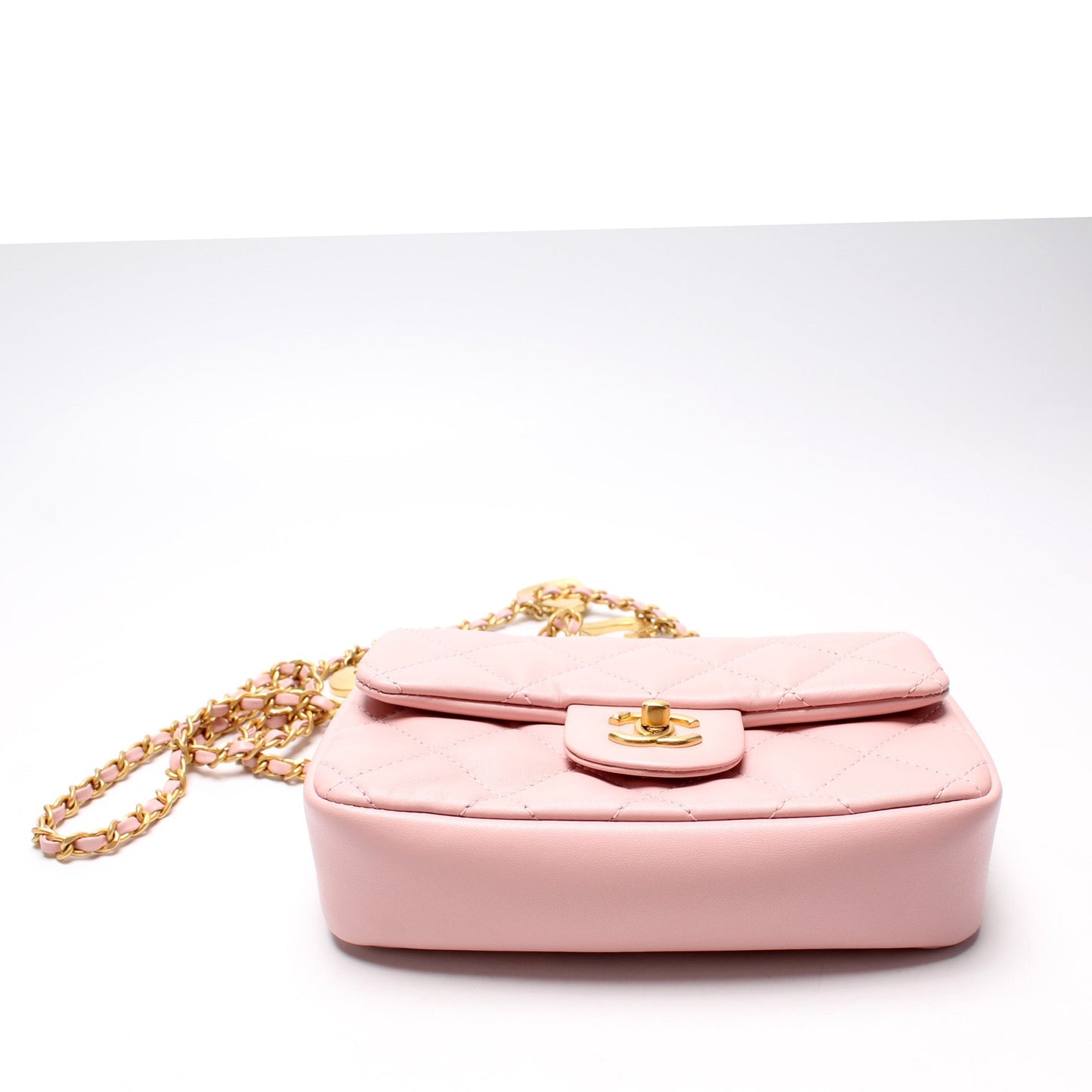 Chanel Mini Flap Heart Lambskin 32+ Bag
